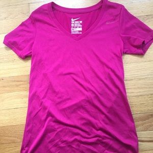 Pink Nike athletic tee